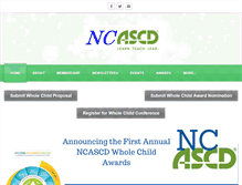 Tablet Screenshot of ncascd.com
